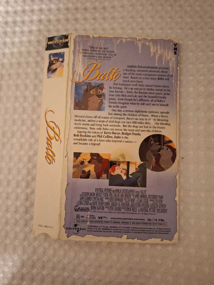 Balto DVD movie collectible [Barcode 5014437194725] - Main Image 2