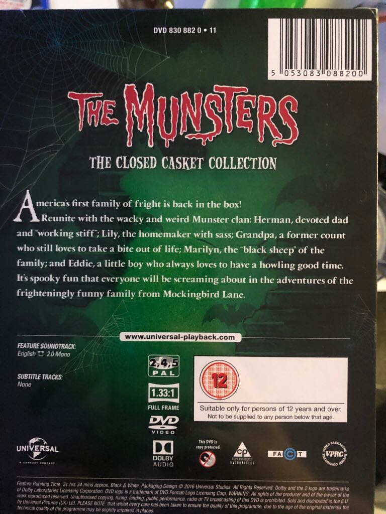 The Munsters (Complete Collection) DVD movie collectible [Barcode 5053083088200] - Main Image 2