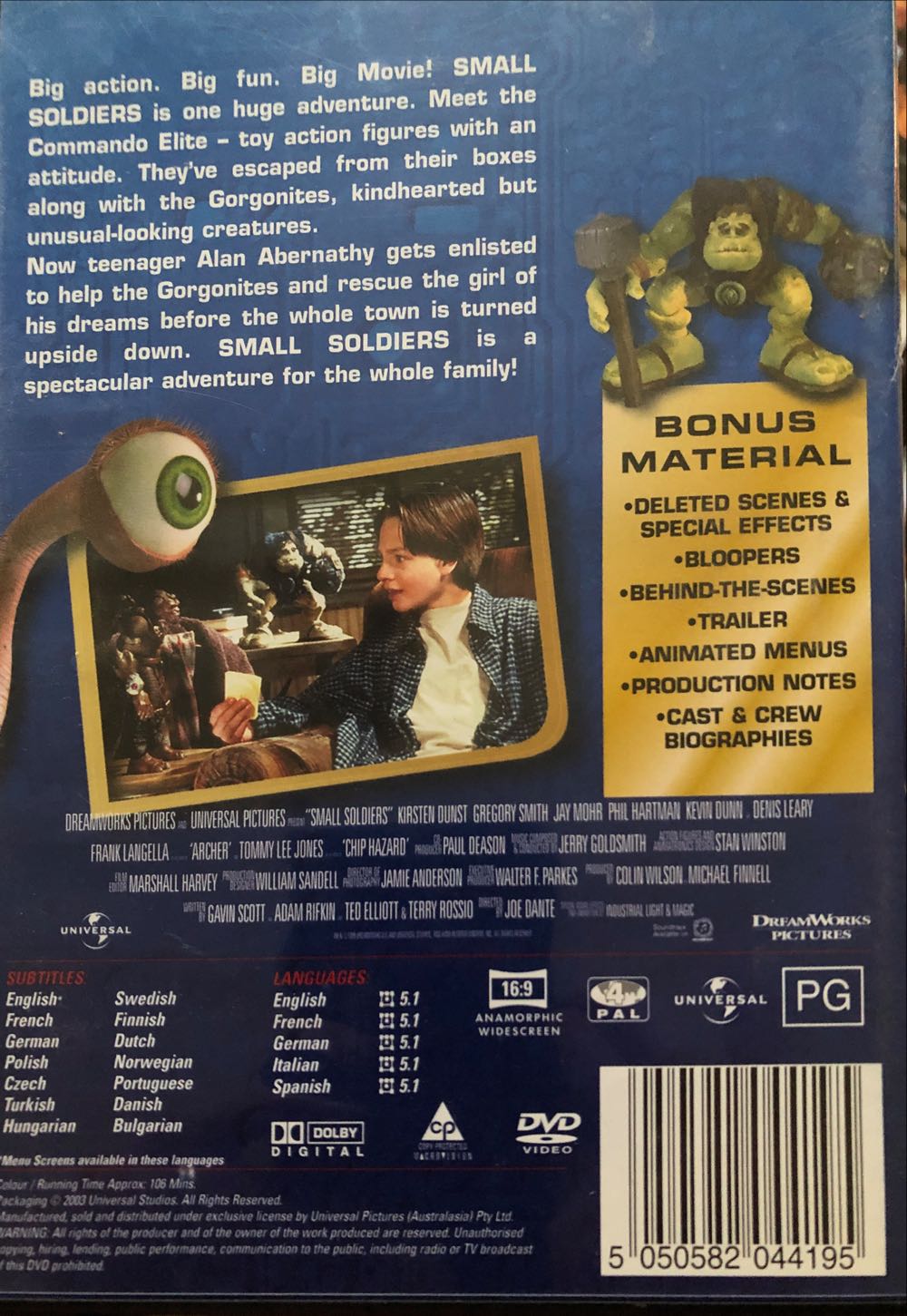 Small Soldiers DVD movie collectible [Barcode 5050582044195] - Main Image 2