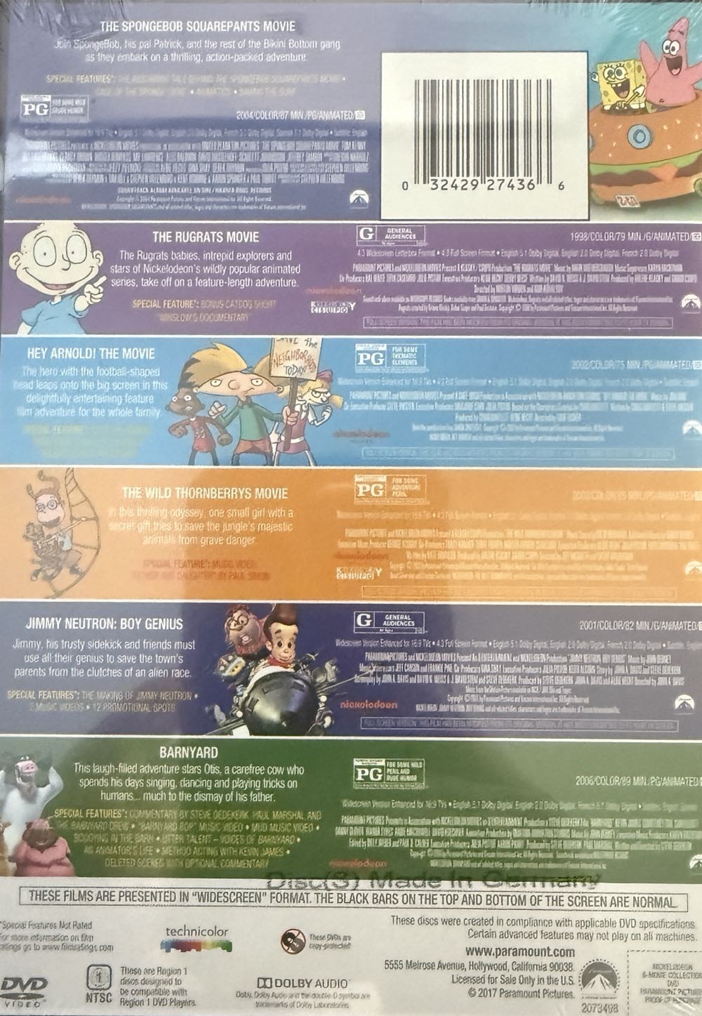 The Rugrats Movie DVD movie collectible [Barcode 077200000253] - Main Image 2