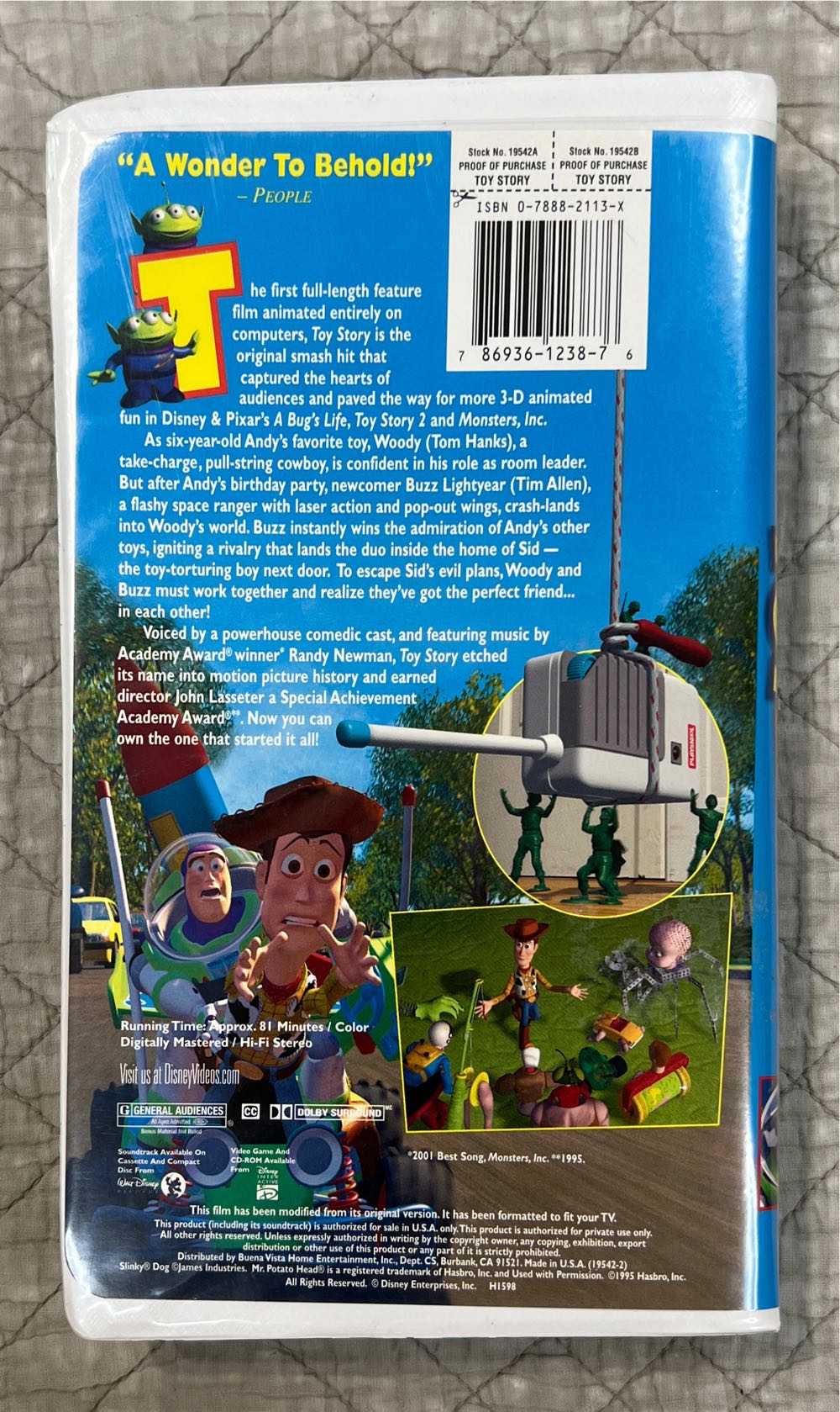 TOY STORY - Special Edition VHS movie collectible [Barcode 786936123876] - Main Image 3