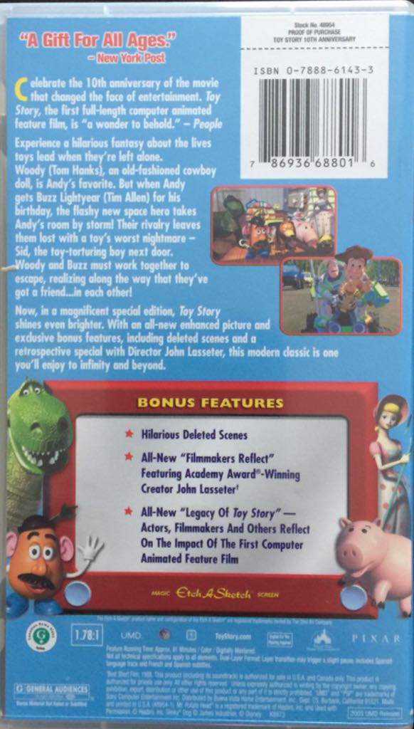 Toy Story UMD movie collectible [Barcode 786936688016] - Main Image 2