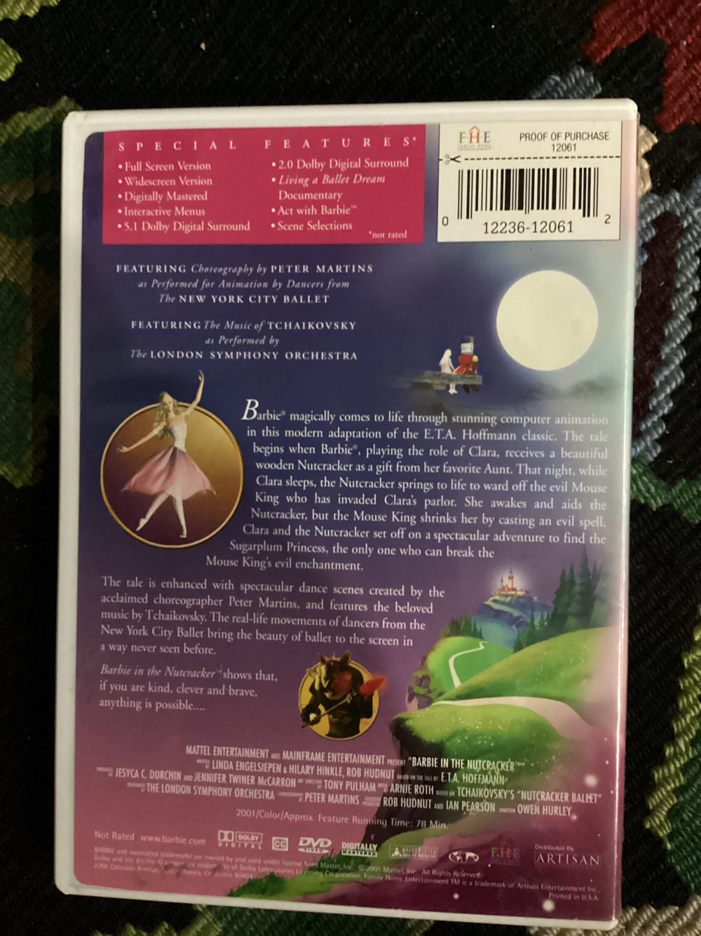 Barbie in the Nutcracker Blu-ray movie collectible [Barcode 012236120612] - Main Image 3