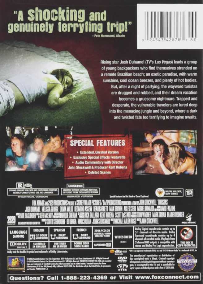 Turistas DVD movie collectible [Barcode 7036988018495] - Main Image 4