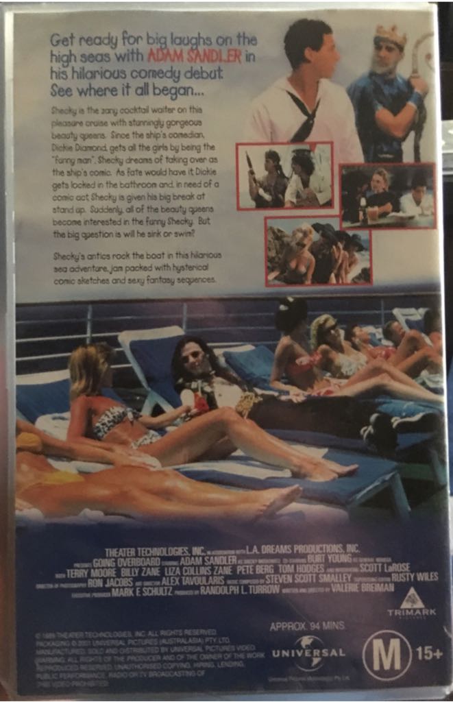 Going Overboard VHS movie collectible [Barcode 031398620730] - Main Image 2