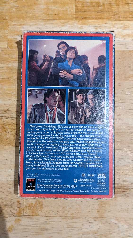 Fright Night VHS movie collectible [Barcode 4031521117140] - Main Image 3