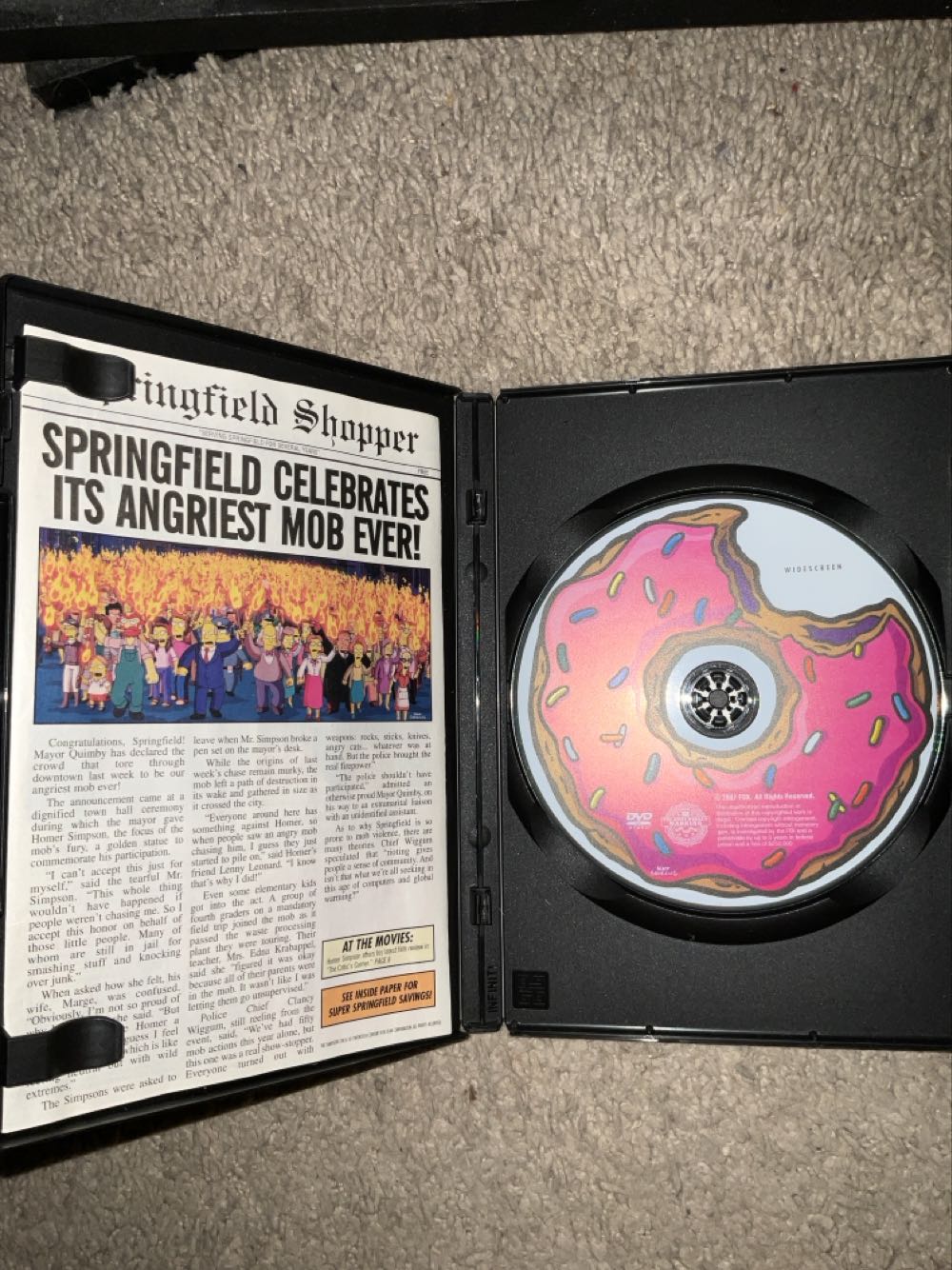 The Simpsons Movie DVD movie collectible [Barcode 024543484288] - Main Image 3