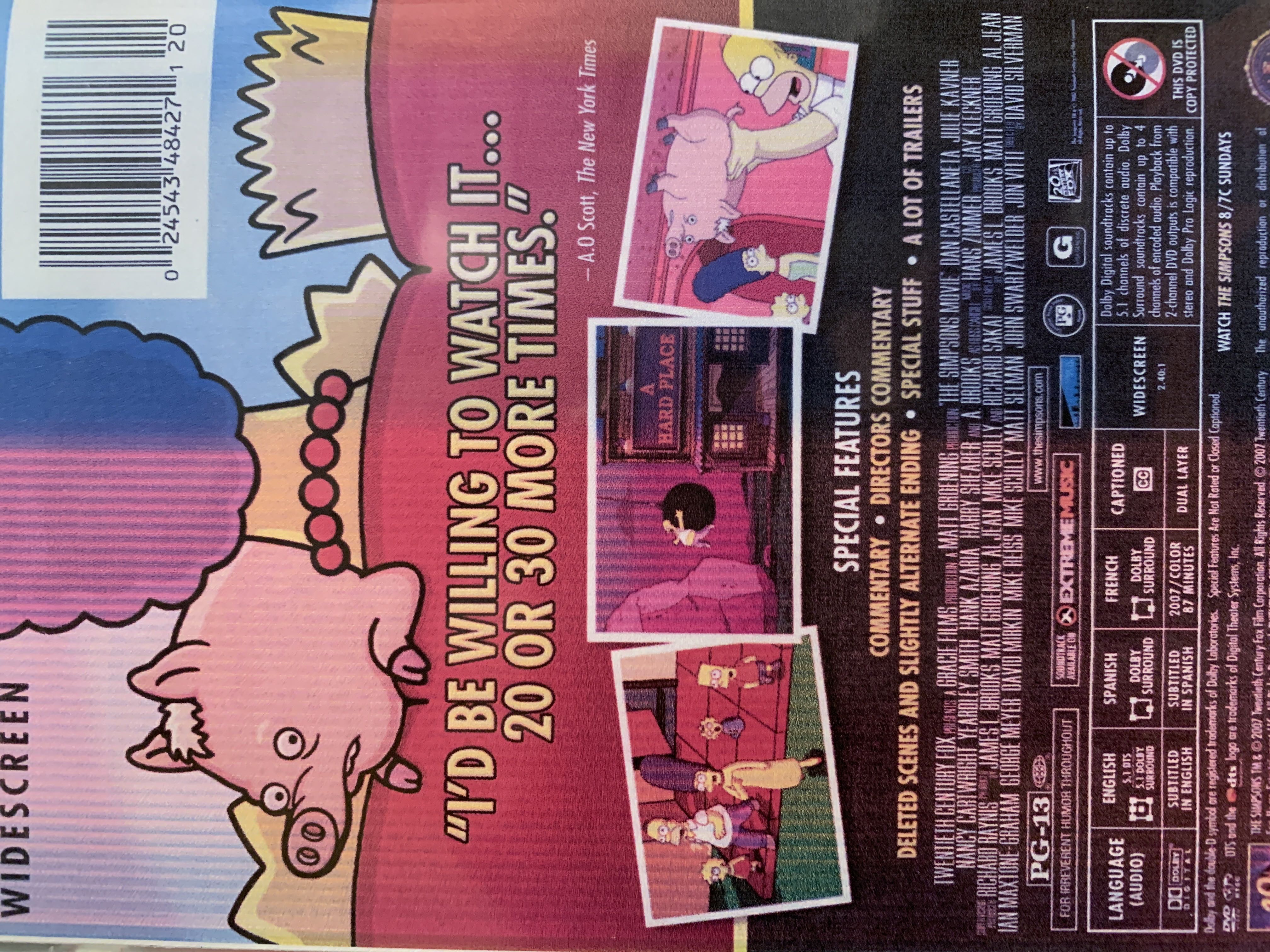 The Simpsons Movie DVD movie collectible [Barcode 3011113492023] - Main Image 2