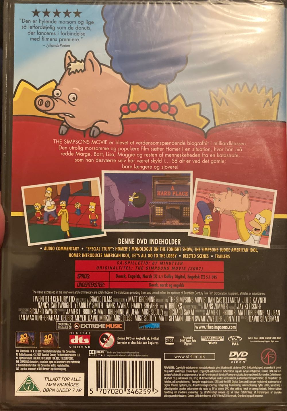 Th Simpsons Movie DVD movie collectible [Barcode 5707020346259] - Main Image 2