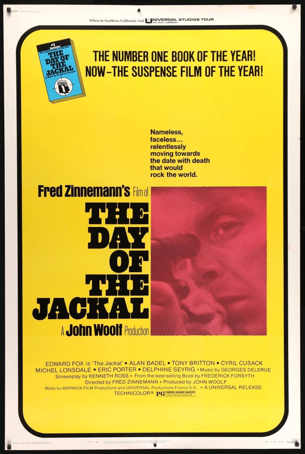 The Day of the Jackal DVD movie collectible [Barcode 025192026126] - Main Image 3