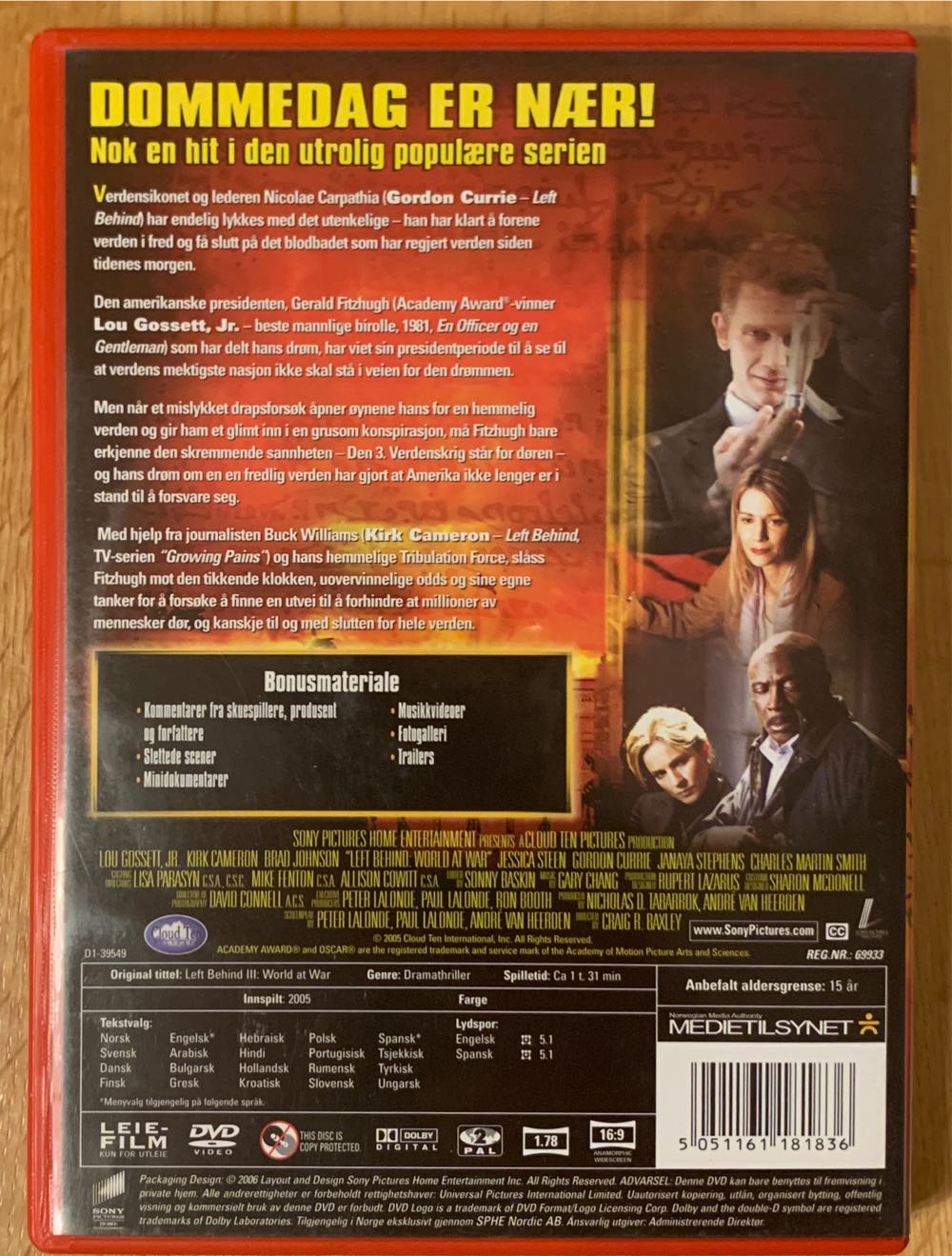 Left Behind: World at War DVD movie collectible [Barcode 9337891000149] - Main Image 2