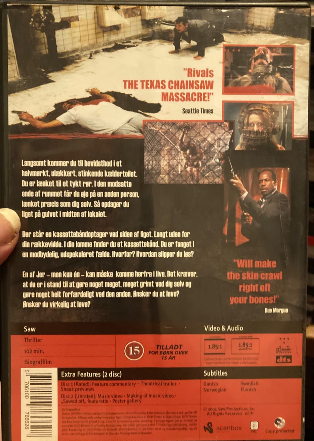 Saw Blu-ray movie collectible [Barcode 5706100766628] - Main Image 2