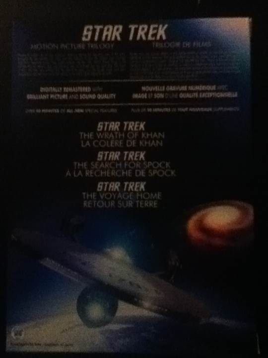 Star Trek: Motion Picture Trilogy DVD movie collectible [Barcode 097361427669] - Main Image 2