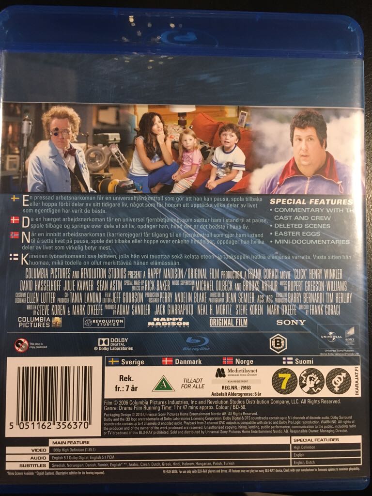 Click Blu-ray movie collectible [Barcode 5051162356370] - Main Image 2