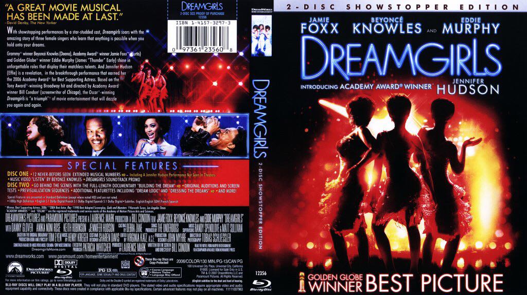 Dreamgirls DVD movie collectible [Barcode 097361235547] - Main Image 2