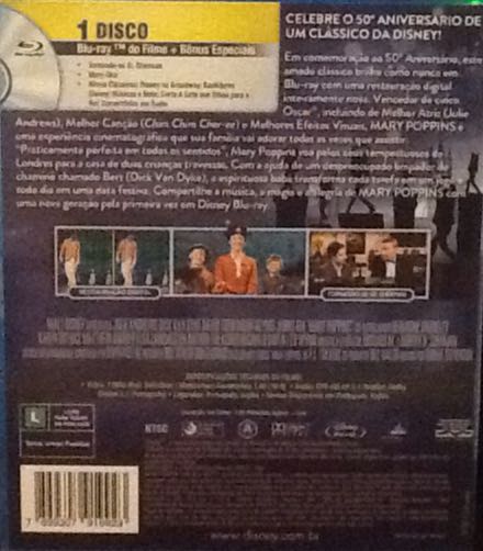 Mary Poppins Blu-ray movie collectible - Main Image 2