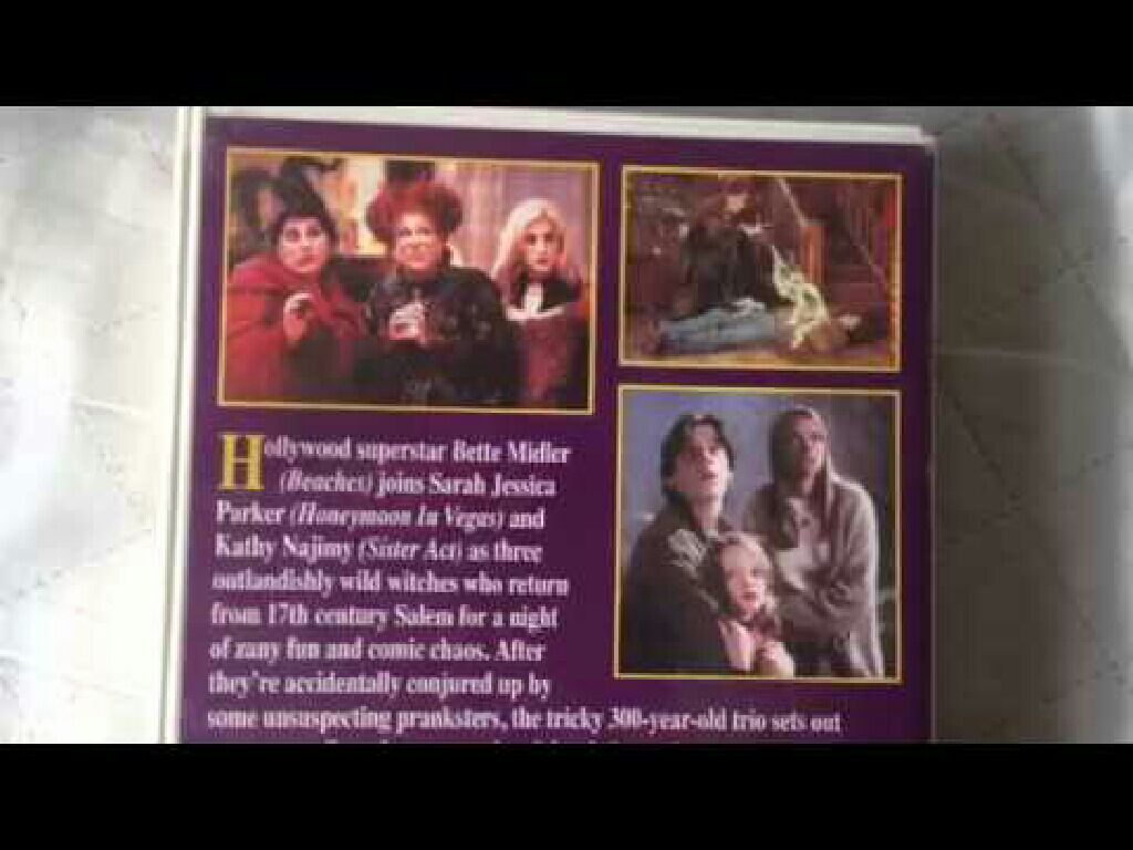 Hocus Pocus VHS movie collectible [Barcode 765362144037] - Main Image 2