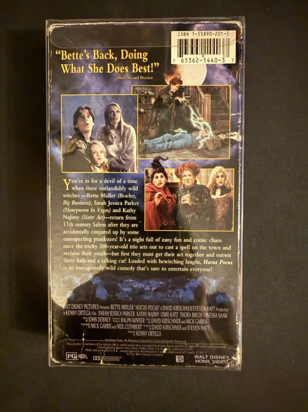 Hocus Pocus VHS movie collectible [Barcode 765362144037] - Main Image 3