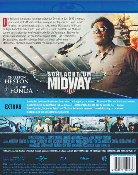 Midway Blu-ray movie collectible [Barcode 025192186011] - Main Image 2
