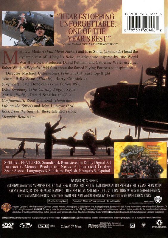 Memphis Belle DVD movie collectible [Barcode 7321900120401] - Main Image 2