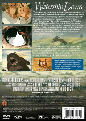 Watership Down DVD movie collectible [Barcode 5412012157972] - Main Image 2