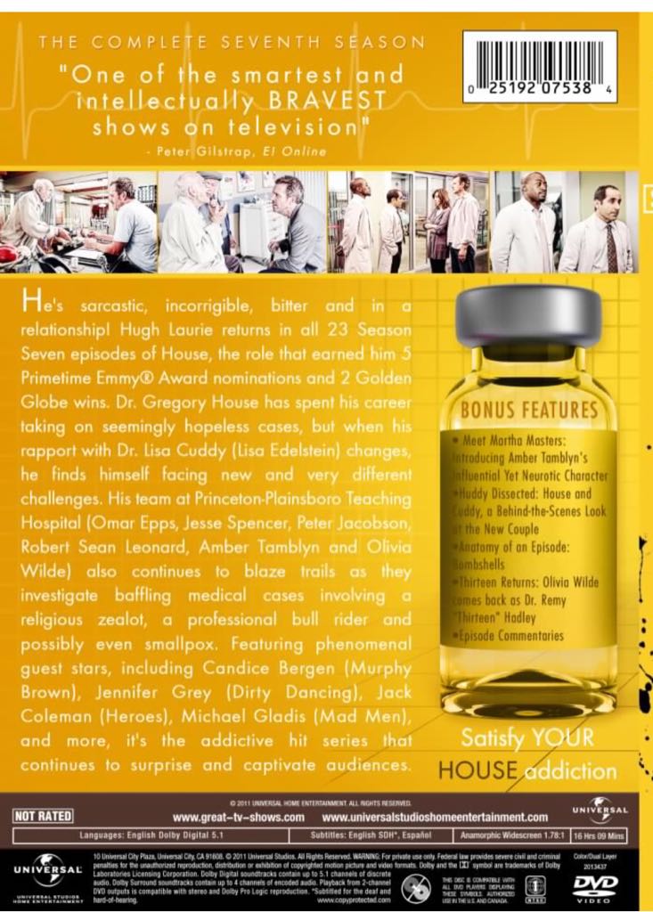 House DVD movie collectible [Barcode 4041658500753] - Main Image 2