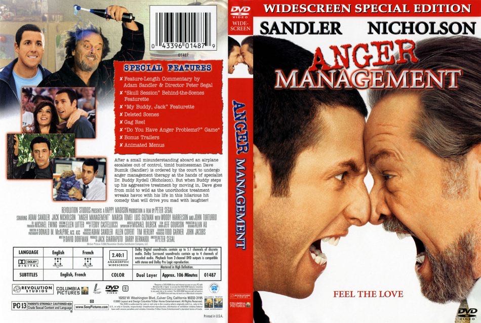 Anger Management DVD movie collectible [Barcode 7036988007536] - Main Image 3