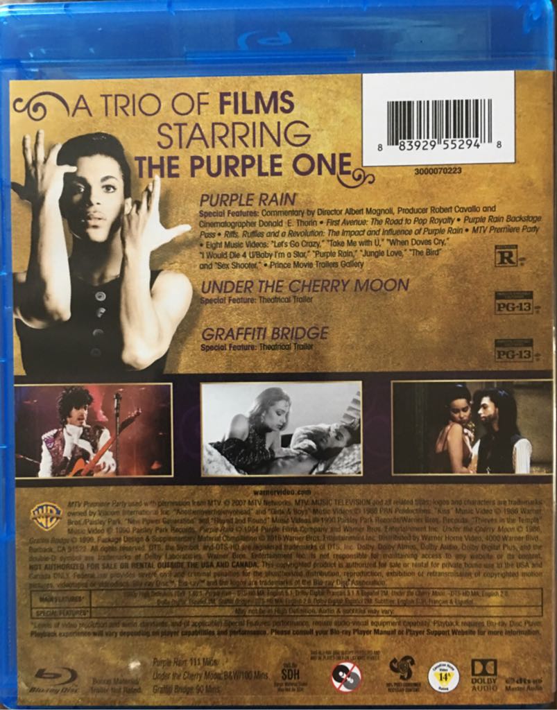 Purple Rain Blu-ray movie collectible - Main Image 2