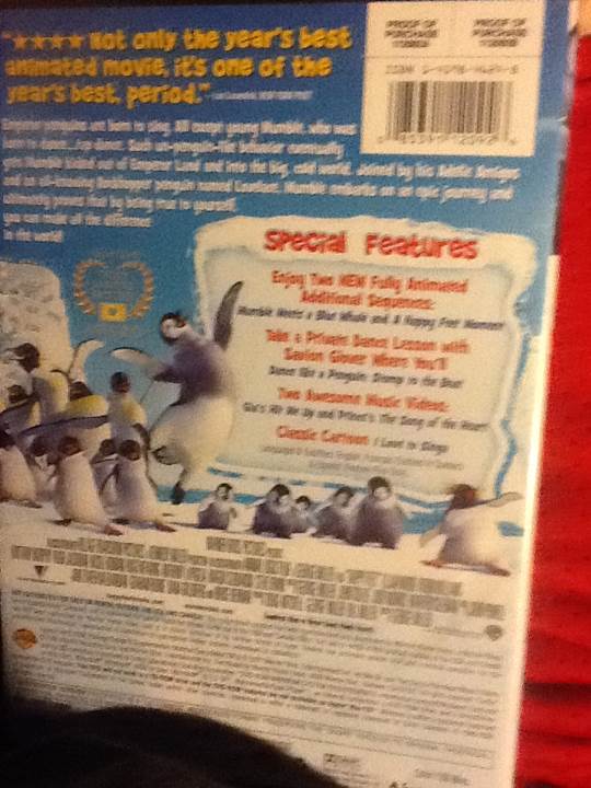 Happy Feet DVD movie collectible [Barcode 085391142027] - Main Image 2