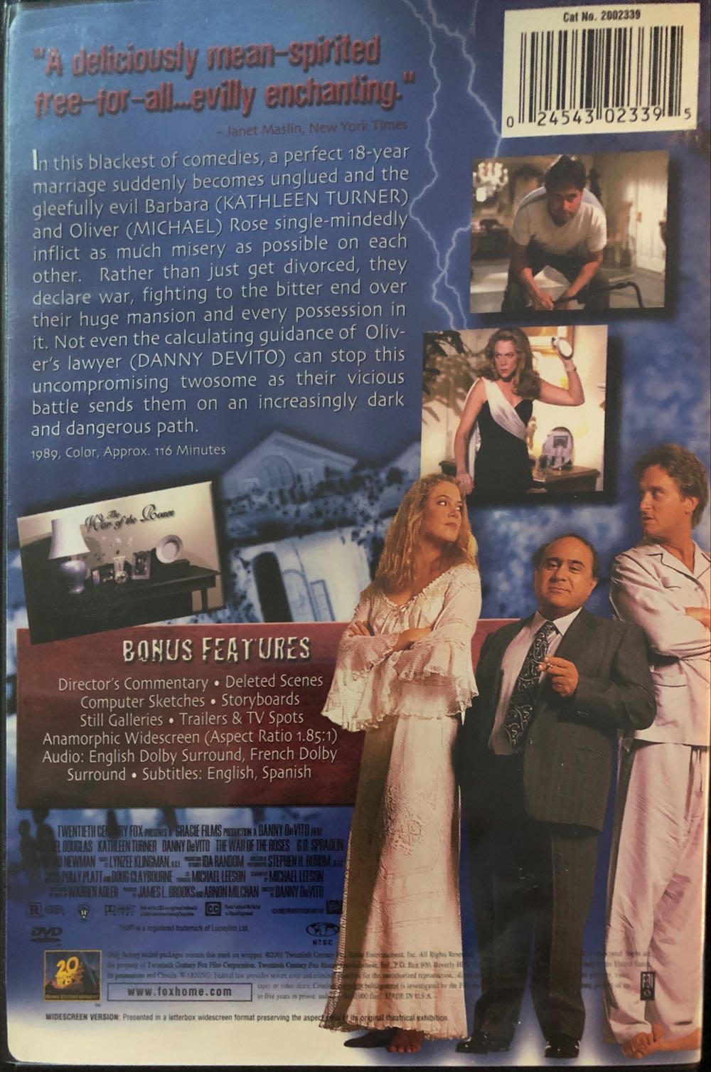 The War of the Roses DVD movie collectible [Barcode 024543023395] - Main Image 3