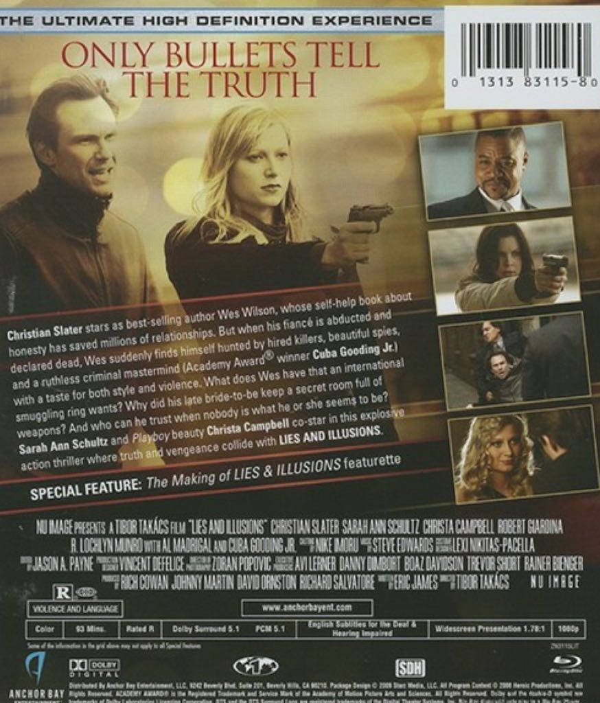 Lies and Illusions (Blu-ray) Blu-ray movie collectible [Barcode 013138311580] - Main Image 2
