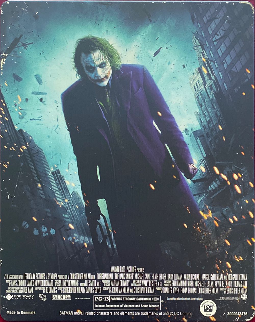The Dark Knight Blu-ray movie collectible [Barcode 883920043308] - Main Image 2