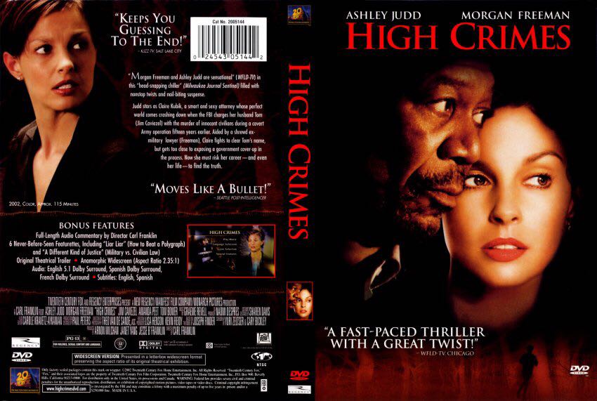 High Crimes DVD movie collectible [Barcode 024543051473] - Main Image 2