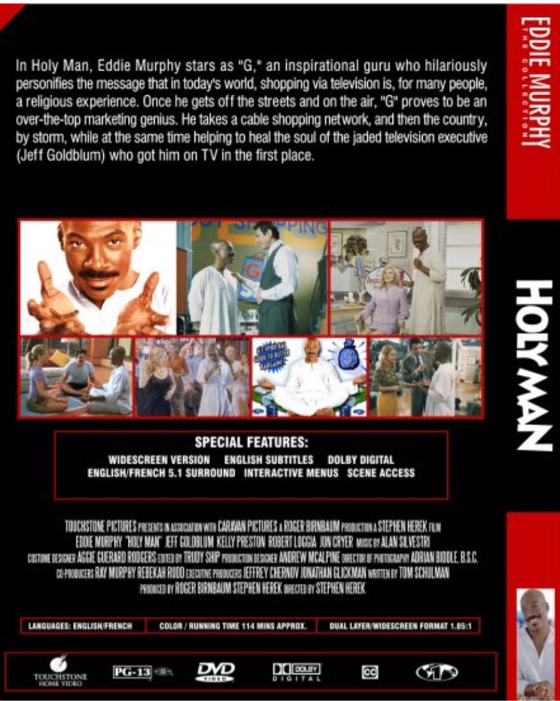 Holy Man DVD movie collectible [Barcode 717951001627] - Main Image 2