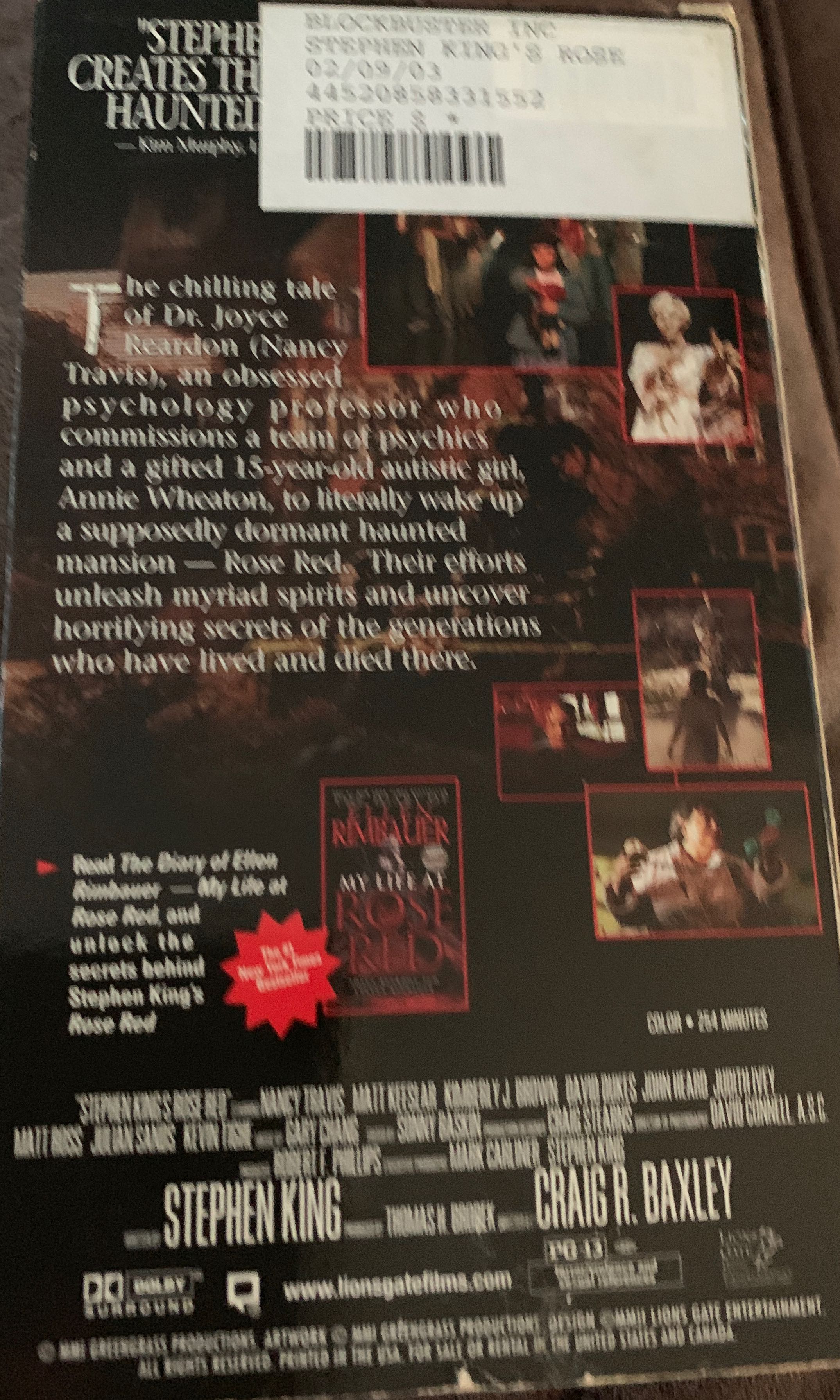 Rose Red VHS movie collectible [Barcode 3139880152] - Main Image 2