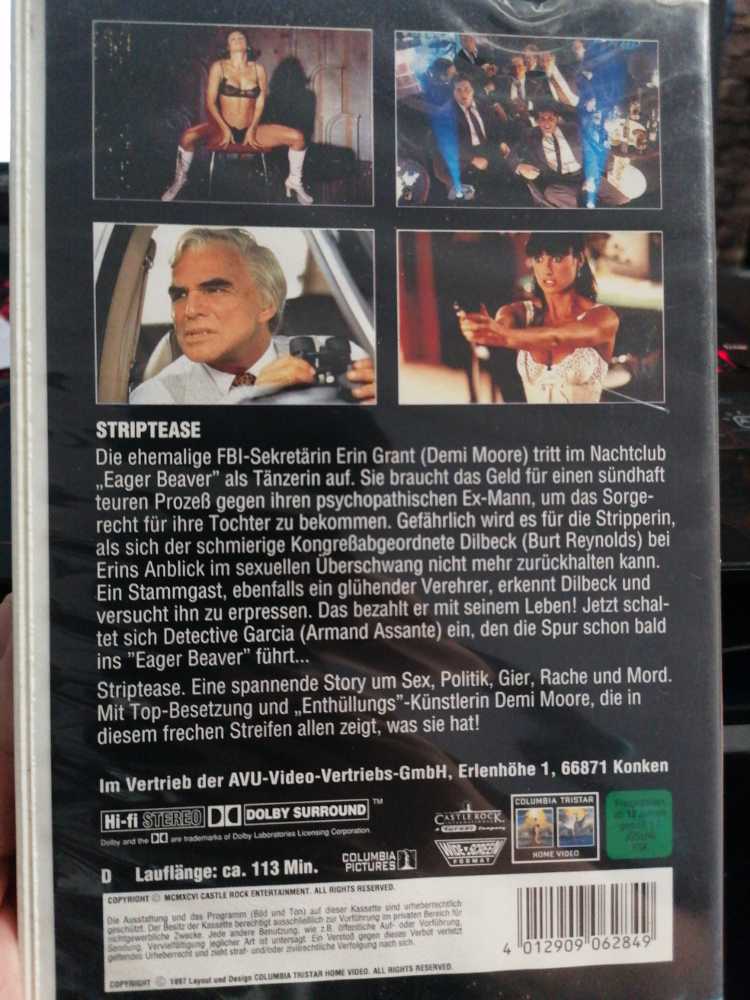 Striptease Digital Copy movie collectible [Barcode 4012909062849] - Main Image 2