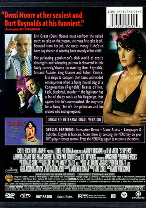 Striptease - 1996 Digital Copy movie collectible [Barcode 7321979025690] - Main Image 2