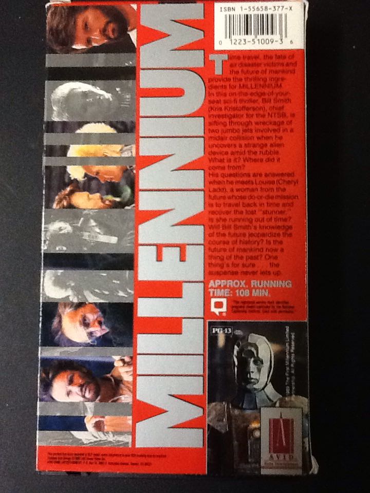 Millennium VHS movie collectible [Barcode 012235100936] - Main Image 2