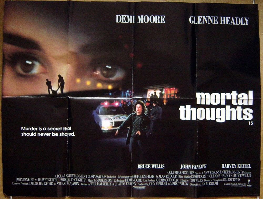 Mortal Thoughts (Bruce Willis) DVD movie collectible [Barcode 011575507498] - Main Image 4