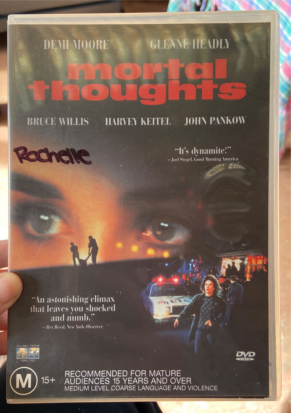 Mortal Thoughts DVD movie collectible [Barcode 9317731007033] - Main Image 2