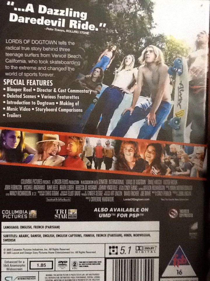 Lords of Dogtown DVD movie collectible [Barcode 6004416066555] - Main Image 2