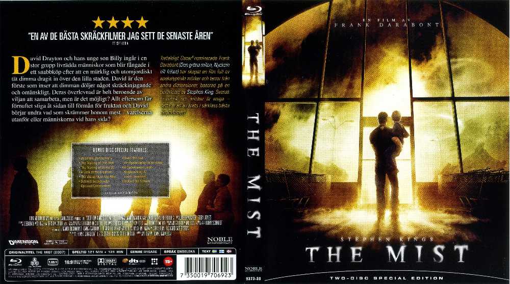 The Mist Blu-ray movie collectible [Barcode 7350019706923] - Main Image 2