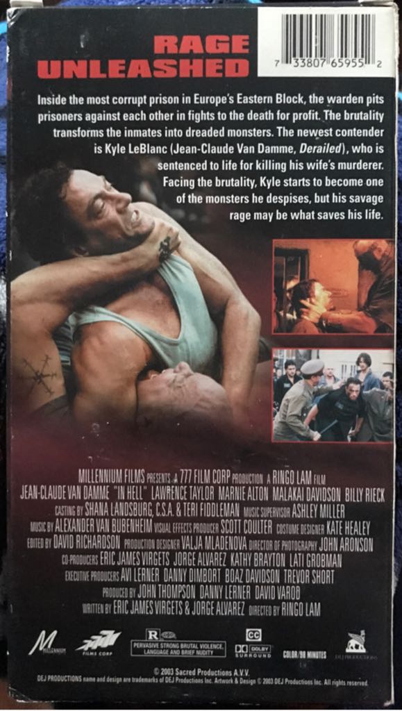 In Hell VHS movie collectible [Barcode 733807659552] - Main Image 2