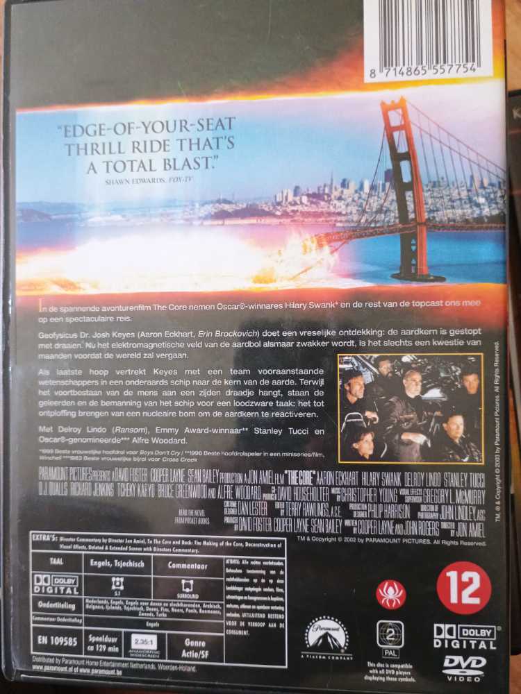 The Core DVD movie collectible [Barcode 8714865557754] - Main Image 2