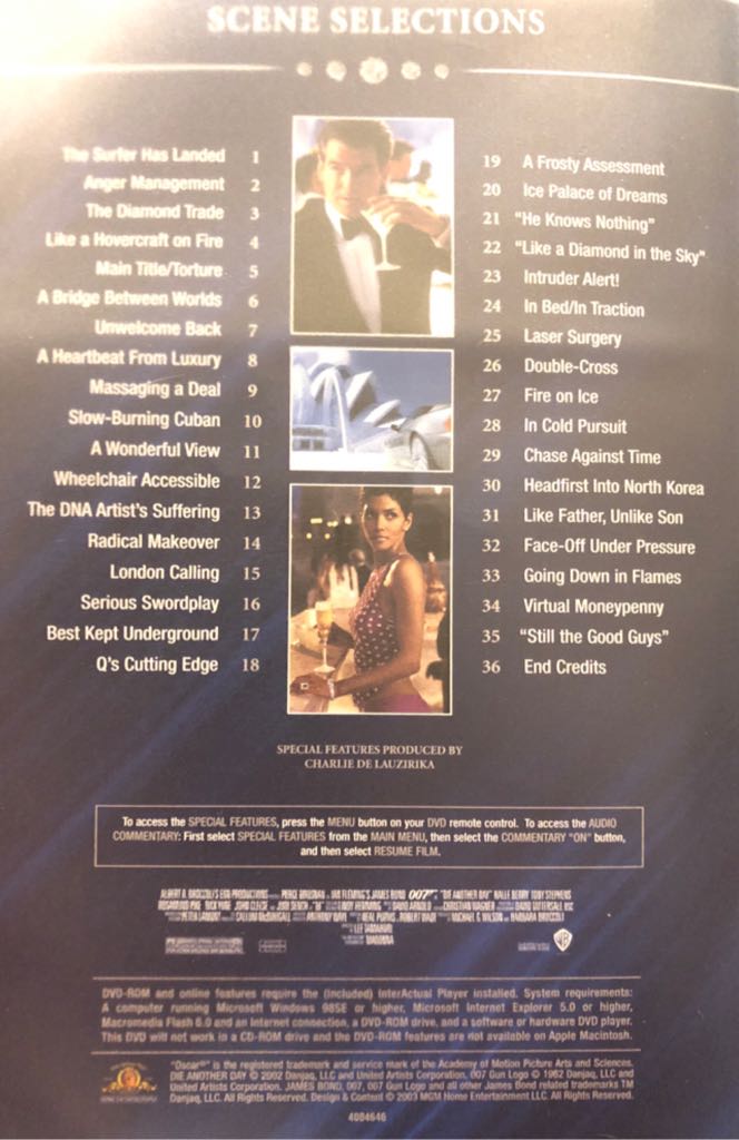 007 Die Another Day DVD movie collectible [Barcode 883904305071] - Main Image 2