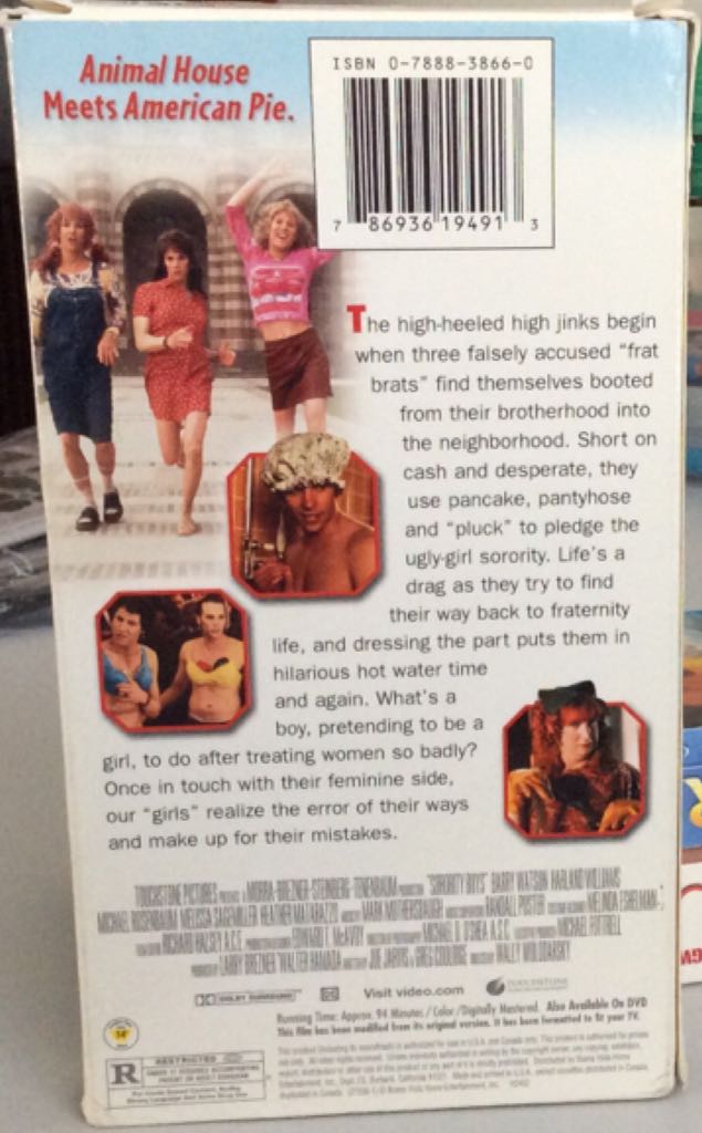Sorority Boys (786936194913 - VHS) VHS movie collectible [Barcode 786936194913] - Main Image 2
