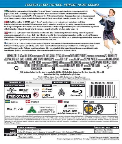 Billy Elliot Digital Copy movie collectible [Barcode 5050582854985] - Main Image 2