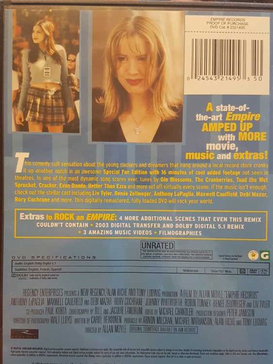 Empire Records Google Play movie collectible [Barcode 1087388322220] - Main Image 2