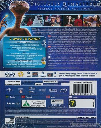 E.T.: The Extra-Terrestrial BD-R movie collectible [Barcode 5050582905304] - Main Image 2