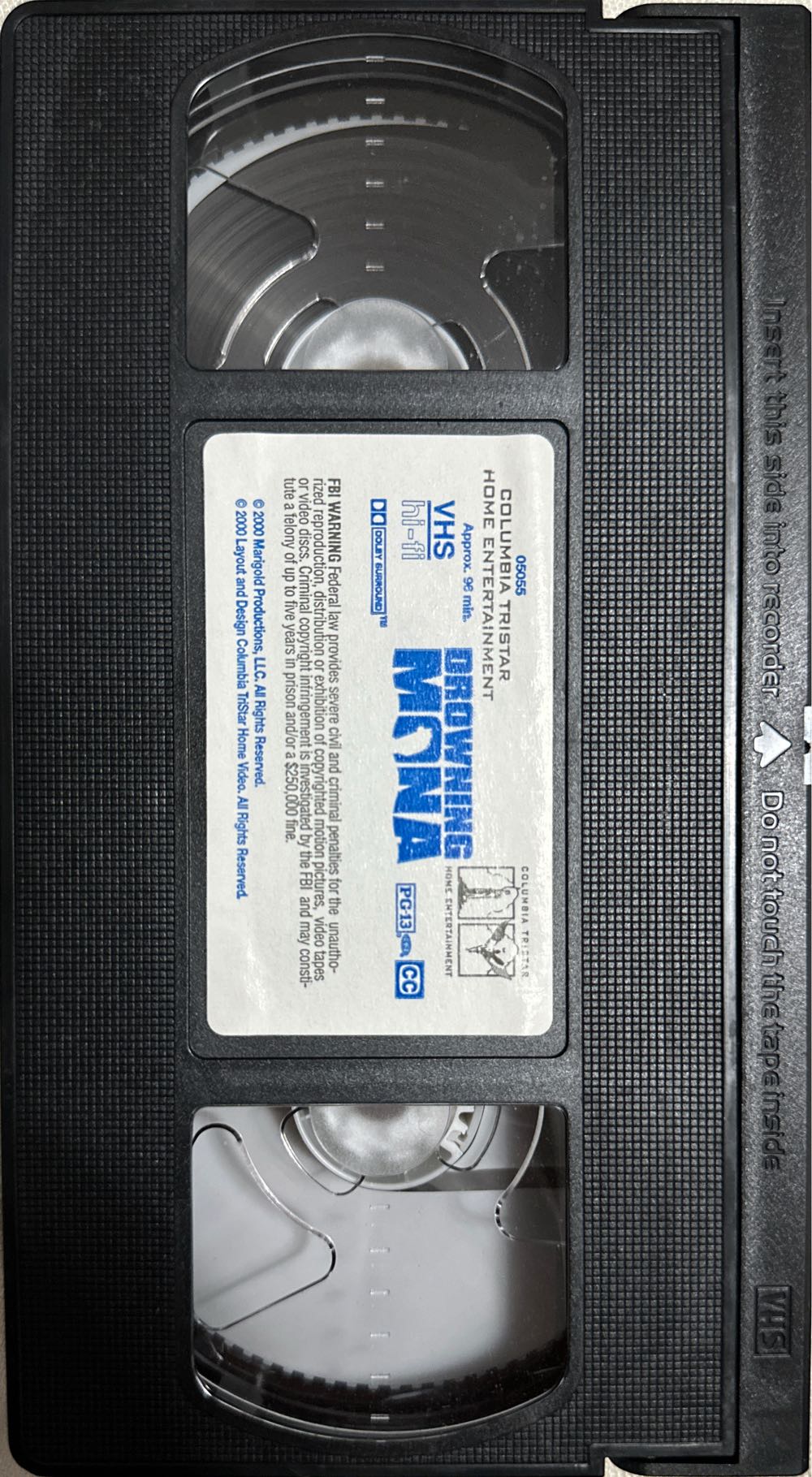 Drowning Mona VHS movie collectible [Barcode 043396050556] - Main Image 4